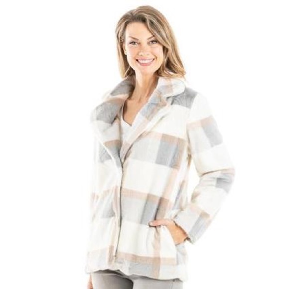 Soft Plaid Jacket - Picture 1 of 2